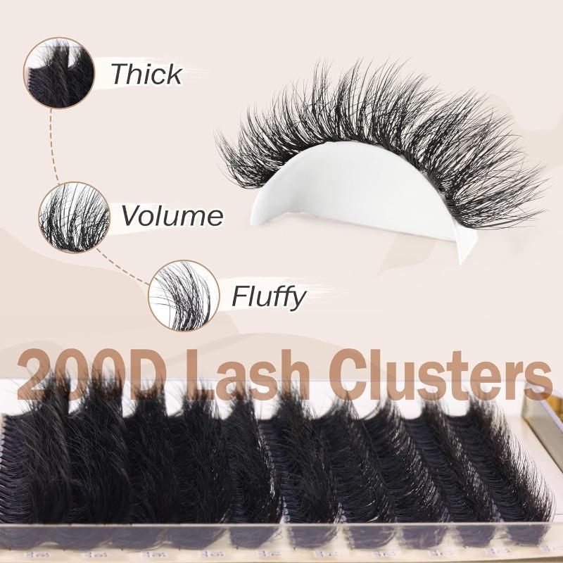 Eyelash Extension Eyelash - New Fluffy Thick Lash Clusters DIY