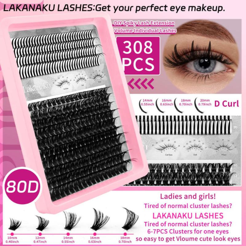 Eyelash Extension Individual - 1 Set DIY Individual Eyelashes Wispy