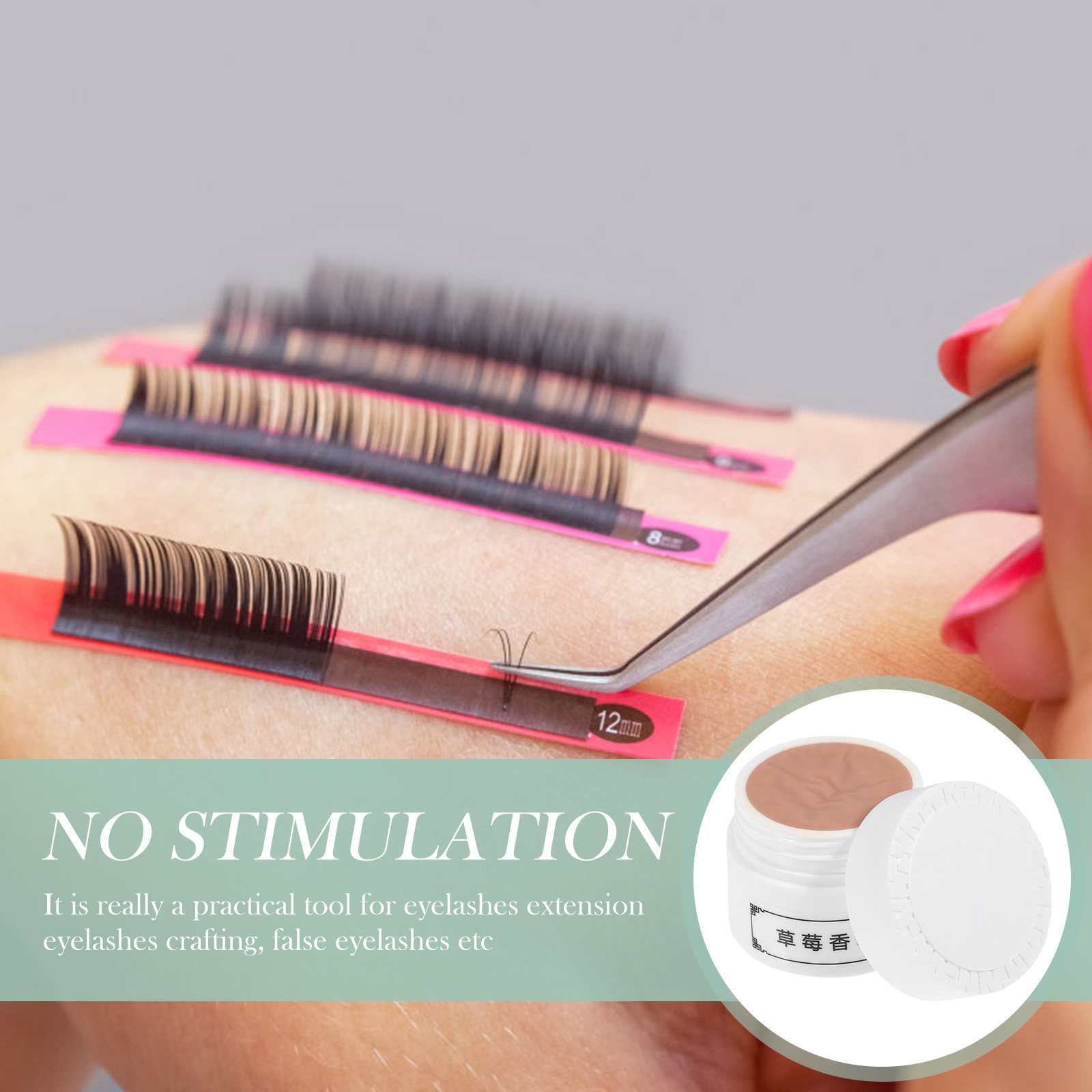 Eyelash Extension Eye Irritation - 12G Fake Eyelash Remover Cream Material