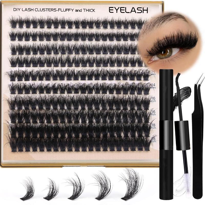 New Fluffy Thick Lash Clusters - Eyelash Extension Eyelash recension och pris