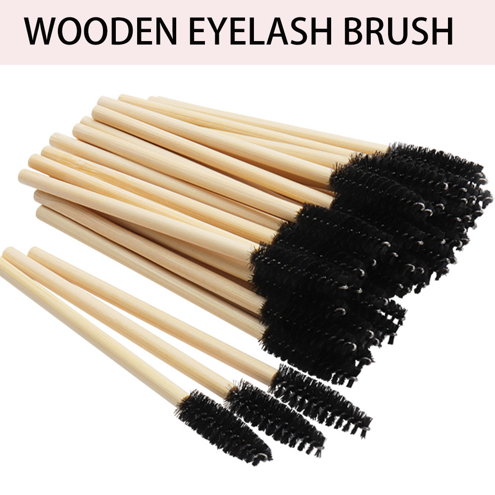 50/100Pcs Bamboo Handle Eyelas - Eyelash Extension London recension och pris