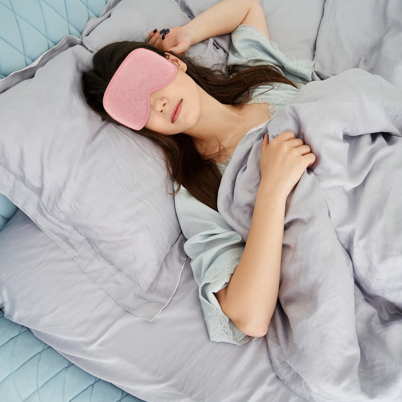 3D Contoured Sleep Mask Blacko - Eyelash Extension For Men recension och pris