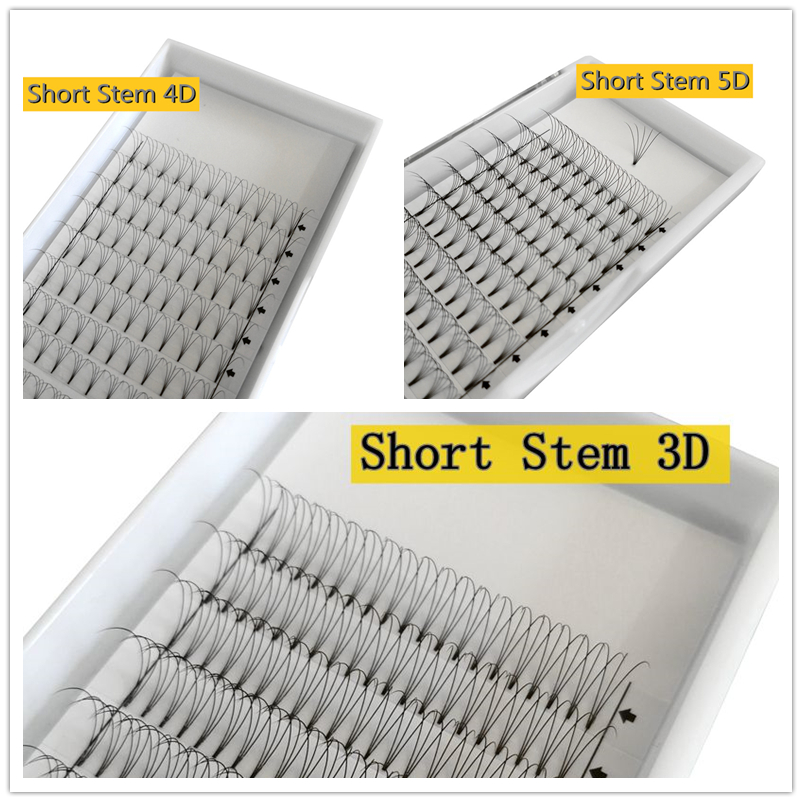 5 Trays/Lot Long Stem High Qua - Eyelash Extension C Curl recension och pris
