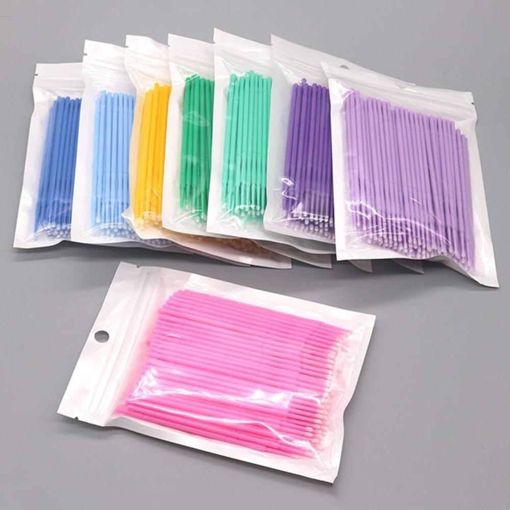 100pcs/lot Micro Brushes Make  - Eyelash Extension Last recension och pris