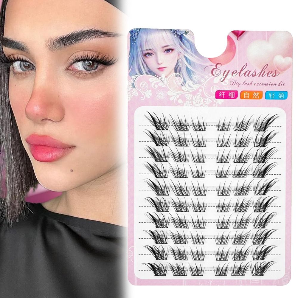 3D Cat Eye Clusters Lashes Man - Eyelash Extension C Curl recension och pris