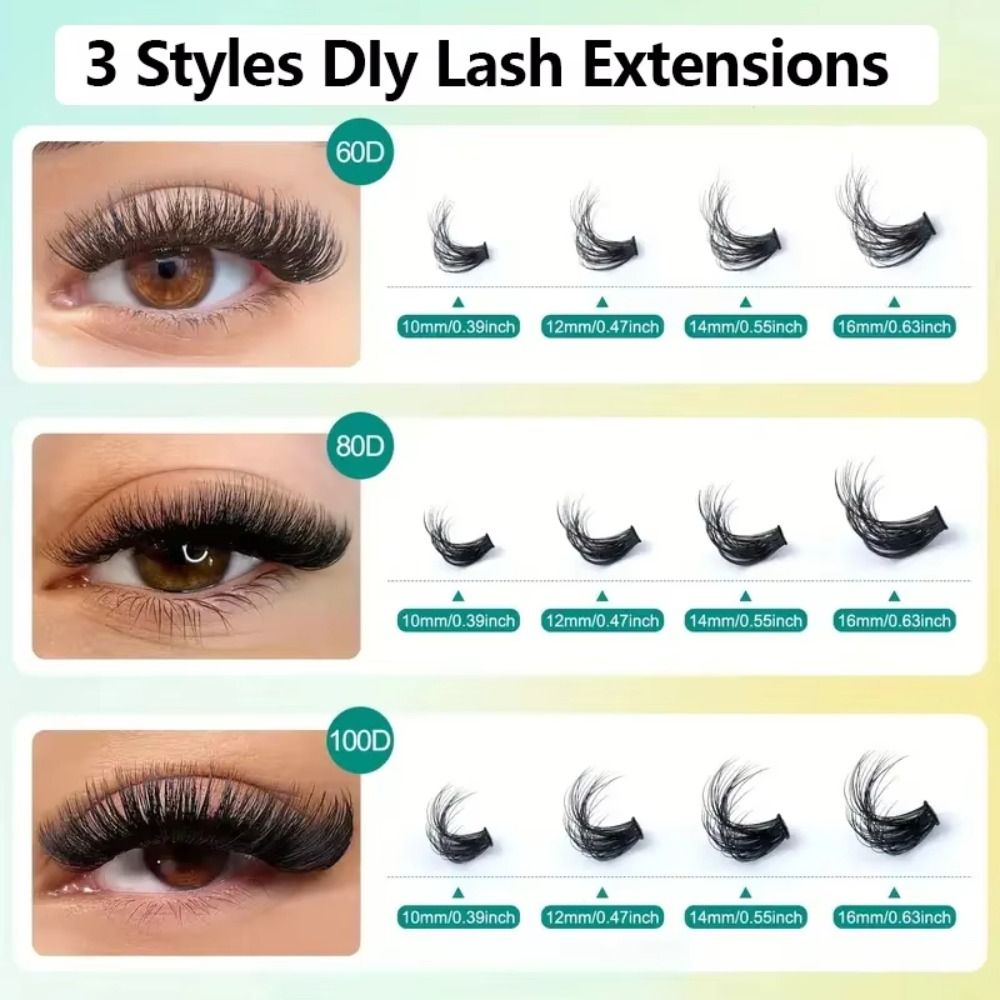 Natural Look False Eyelashes B - Eyelash Extension Eyelash recension och pris
