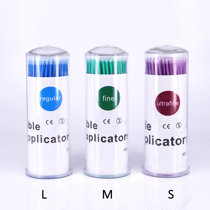 100Pcs/bottle MicroBrush For E - Eyelash Extension Eyelash recension och pris