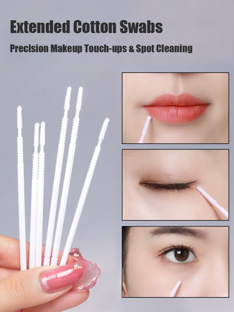 Disposable Long Cotton Swabs E - Eyelash Extension Eyelash recension och pris