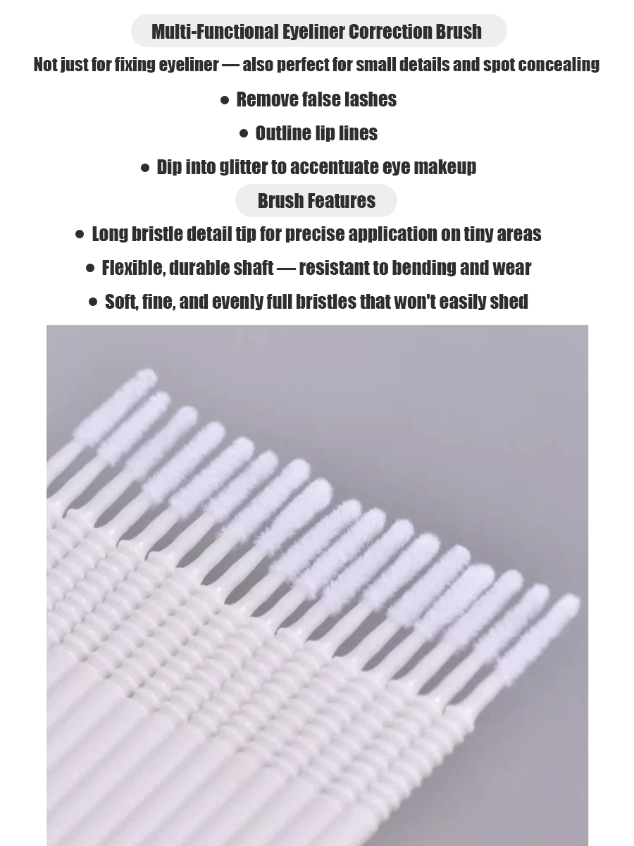 Disposable Long Cotton Swabs E - Eyelash Extension Eyelash recension och pris