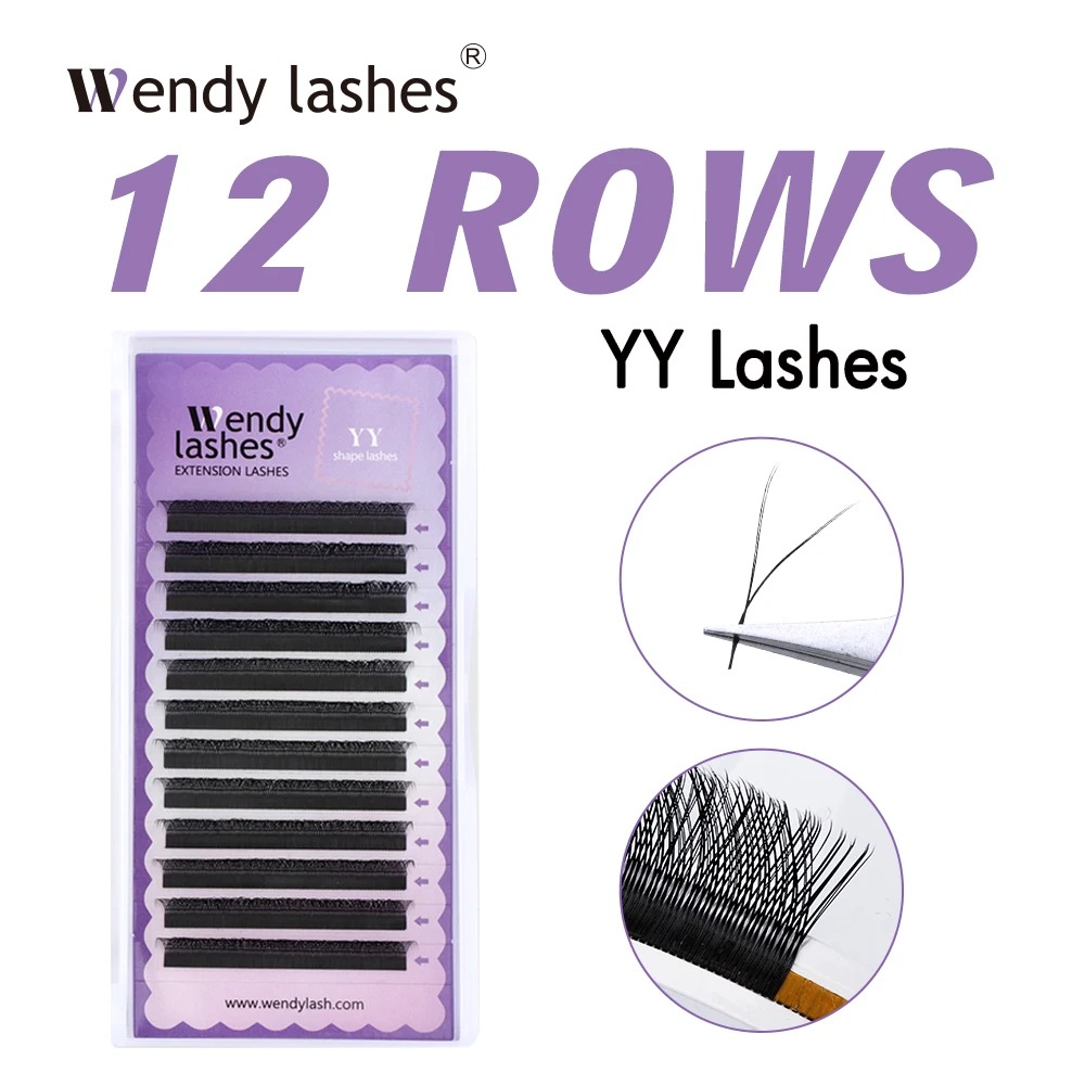 WENDY 2D YY Shape C/D Curl Eya - Eyelash Extension C Curl recension och pris