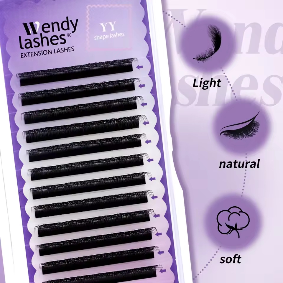 WENDY 2D YY Shape C/D Curl Eya - Eyelash Extension C Curl recension och pris