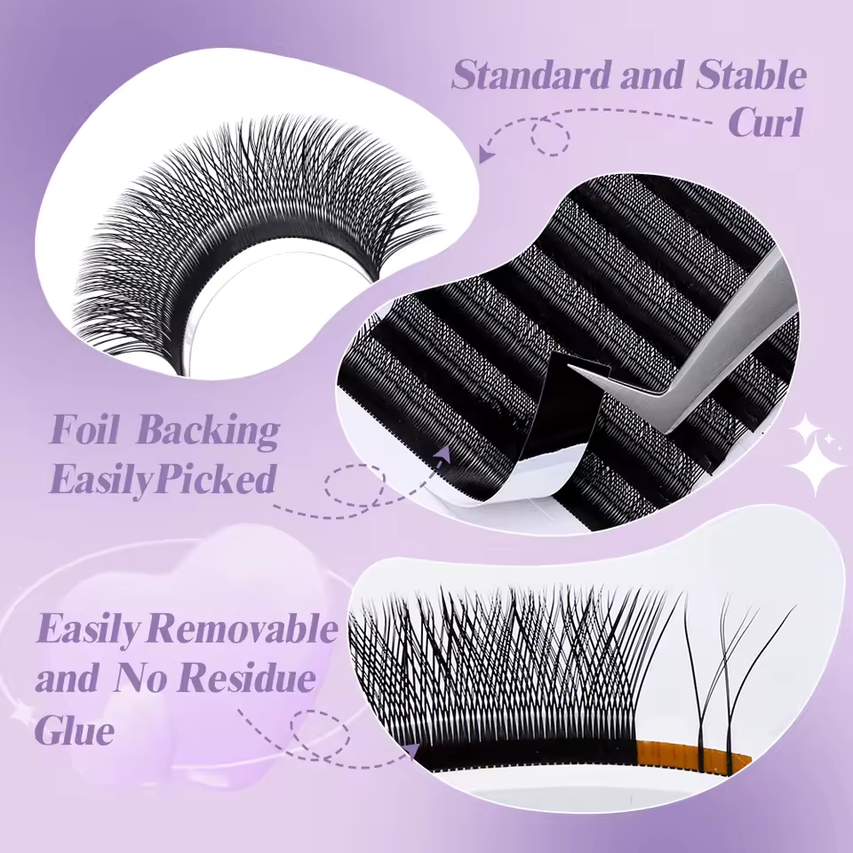WENDY 2D YY Shape C/D Curl Eya - Eyelash Extension C Curl recension och pris