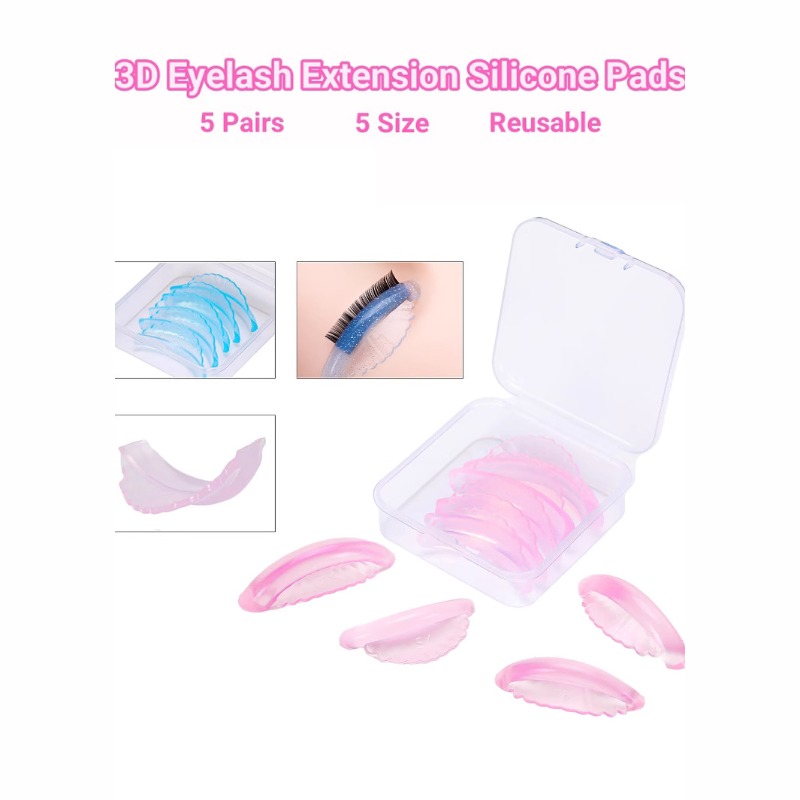 5Pairs Eyelash Perm Pads C Cur - Eyelash Extension C Curl recension och pris