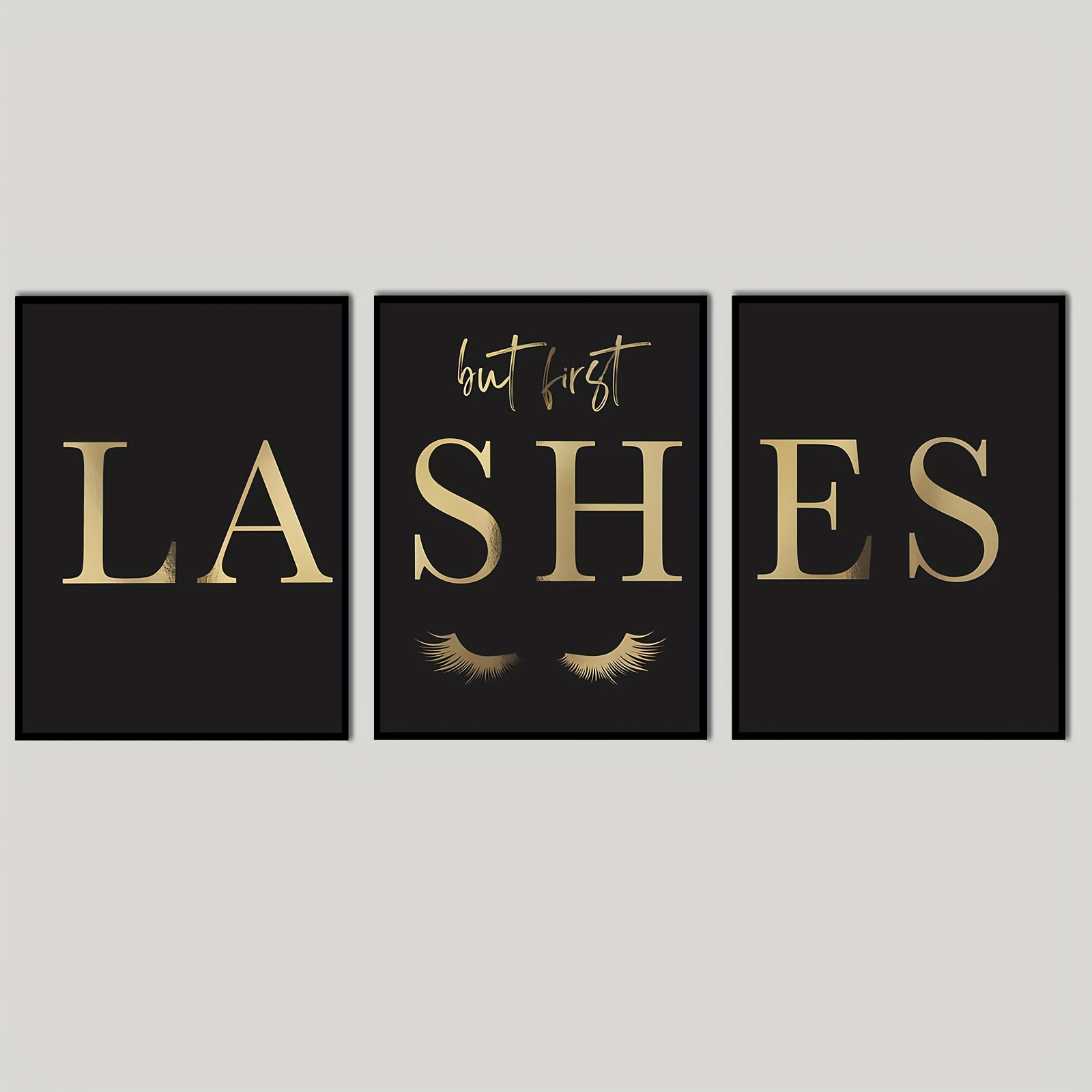 （Noframe 3PCS）-3pcs But First  - Eyelash Extension Eyelash recension och pris