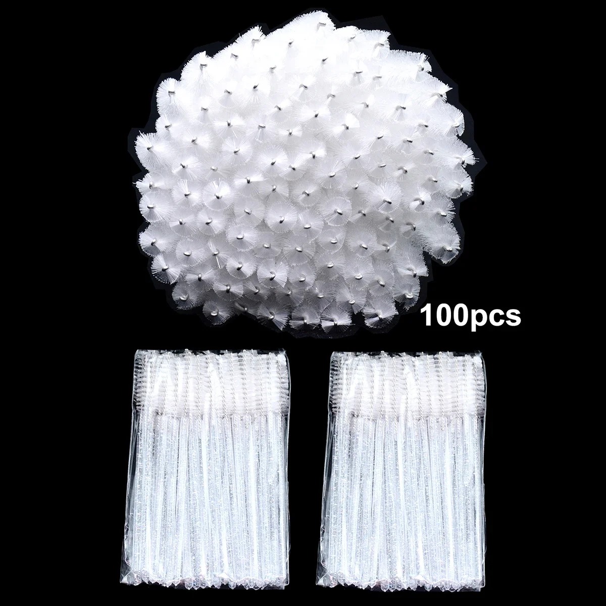 100pcs Disposable Eyelash Brus - Eyelash Extension Wholesale recension och pris