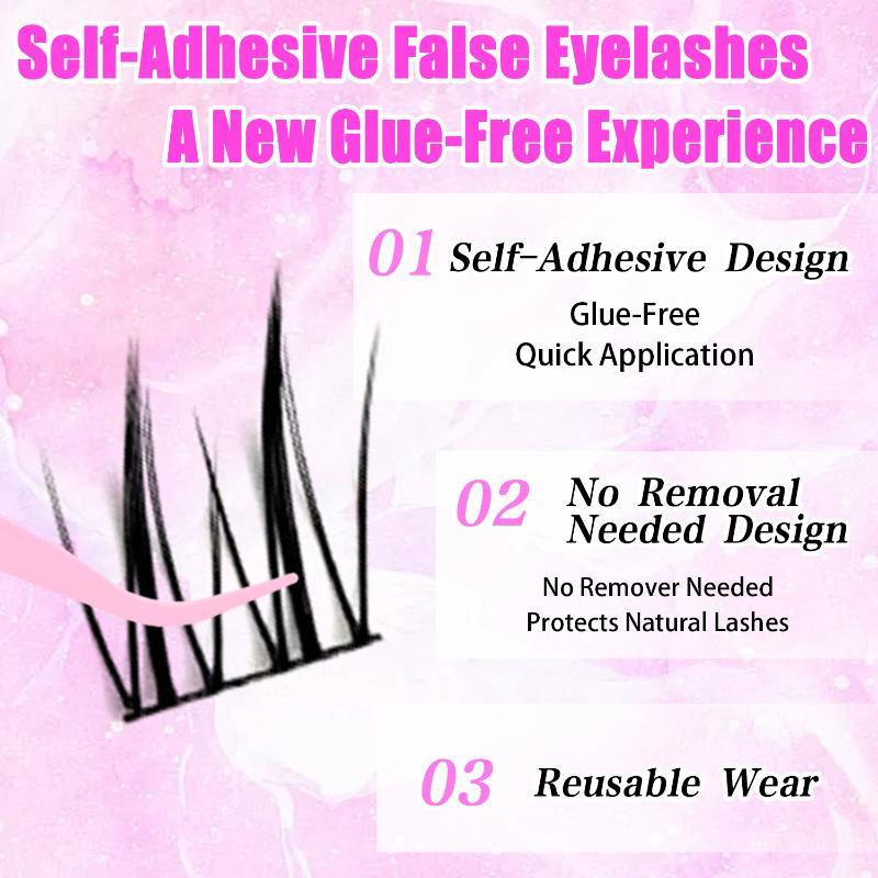 Glue Free Fox Eye False Eyelas - Sensitive Lash Glue recension och pris