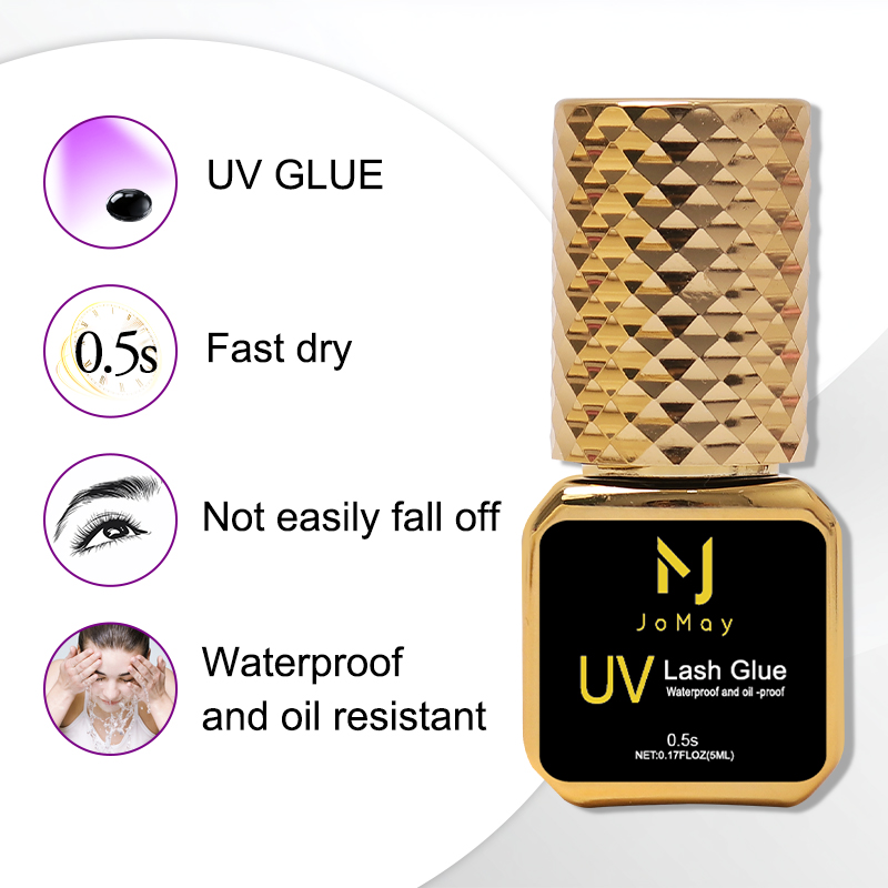 JOMAY Black UV Lash Glue 0.5S  - Sensitive Lash Glue recension och pris
