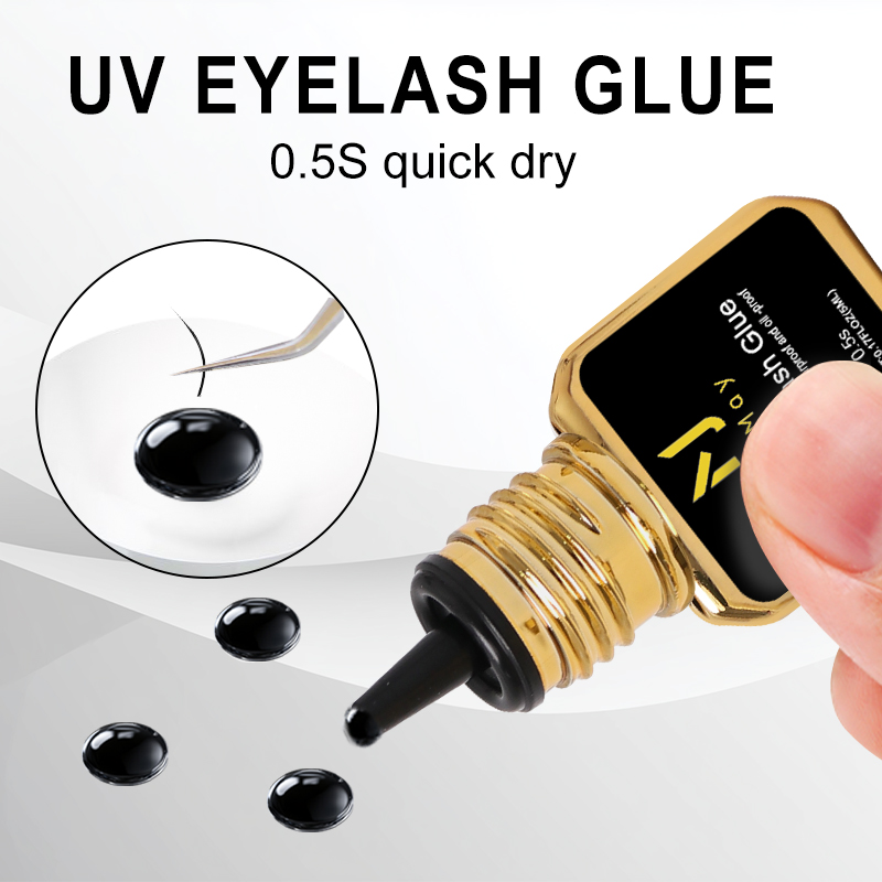 JOMAY Black UV Lash Glue 0.5S  - Sensitive Lash Glue recension och pris