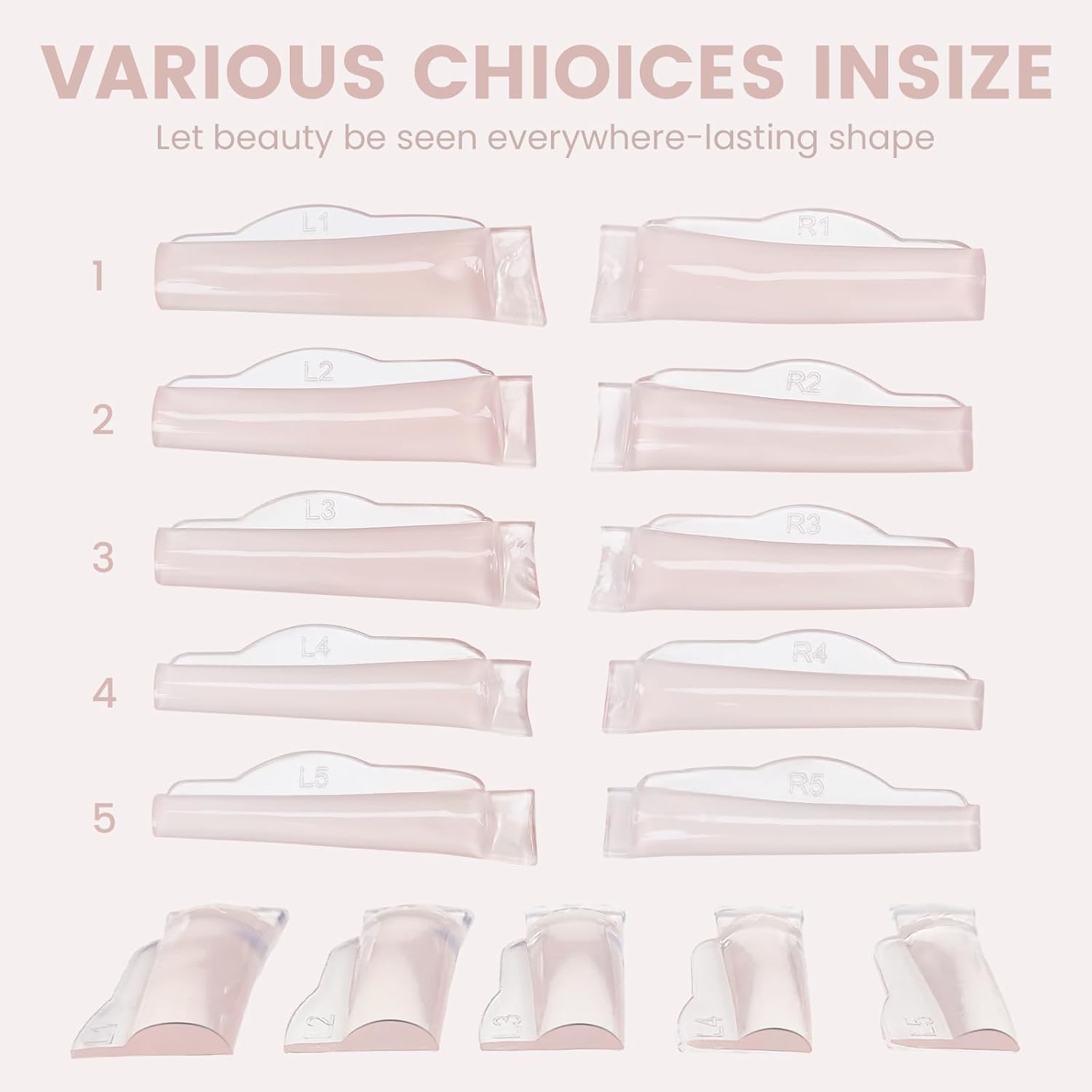 Libeauty 5 Pairs C Curl Silico - Eyelash Extension C Curl recension och pris