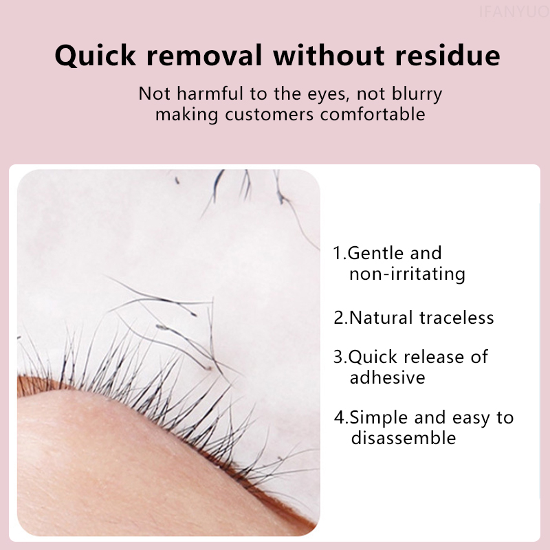 Eyelash Glue Remover Liquid, G - Eyelash Extension Eye Irritation recension och pris