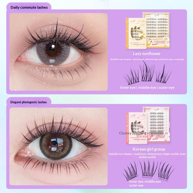 7 Rows Self-Adhesive Eyelashes - Eyelash Extension Individual recension och pris