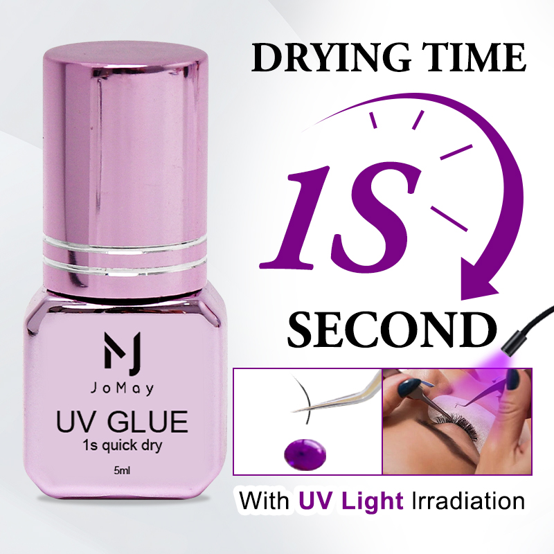 JOMAY 3 Bottles Fast Drying UV - Sensitive Lash Glue recension och pris