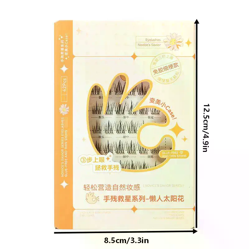7 Rows Self-Adhesive Eyelashes - Eyelash Extension Individual recension och pris